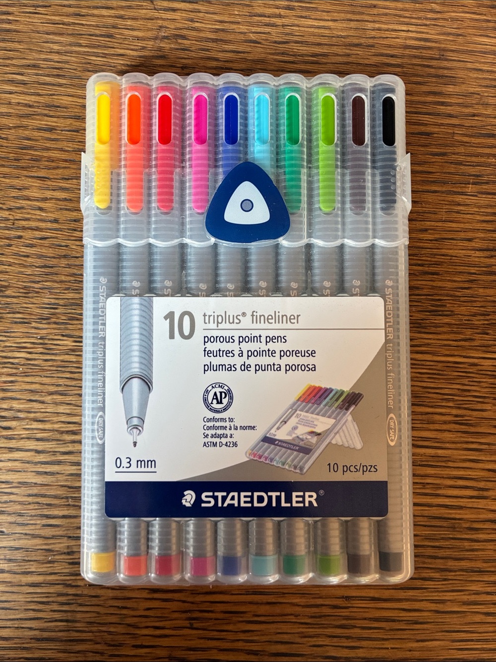 Staedtler triplus fineliner 10-color pen set